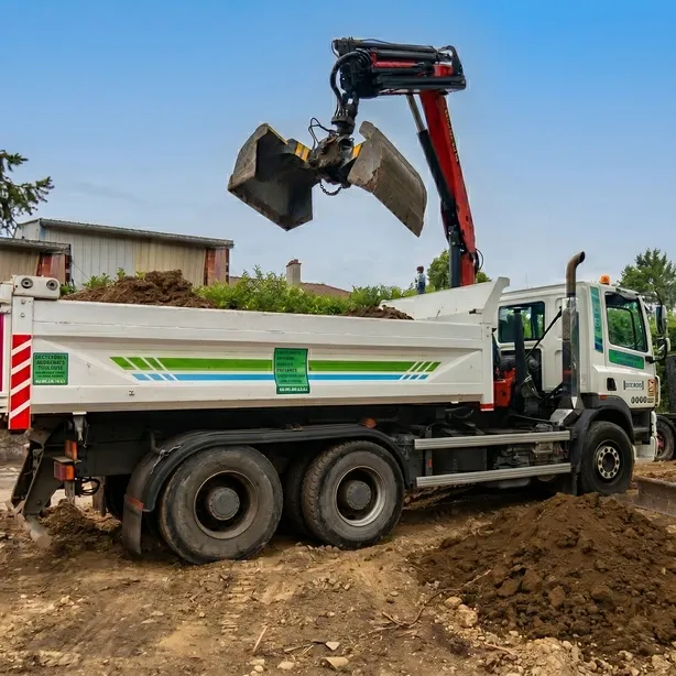 Terre retirée d'un chantier