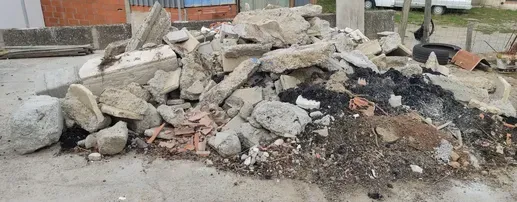 Zone en cours de démolition